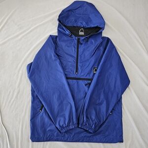 Vintage‎ Sierra Designs Pullover Windbreaker Hoodie Mens M  1/2 Zip 90s Outdoor